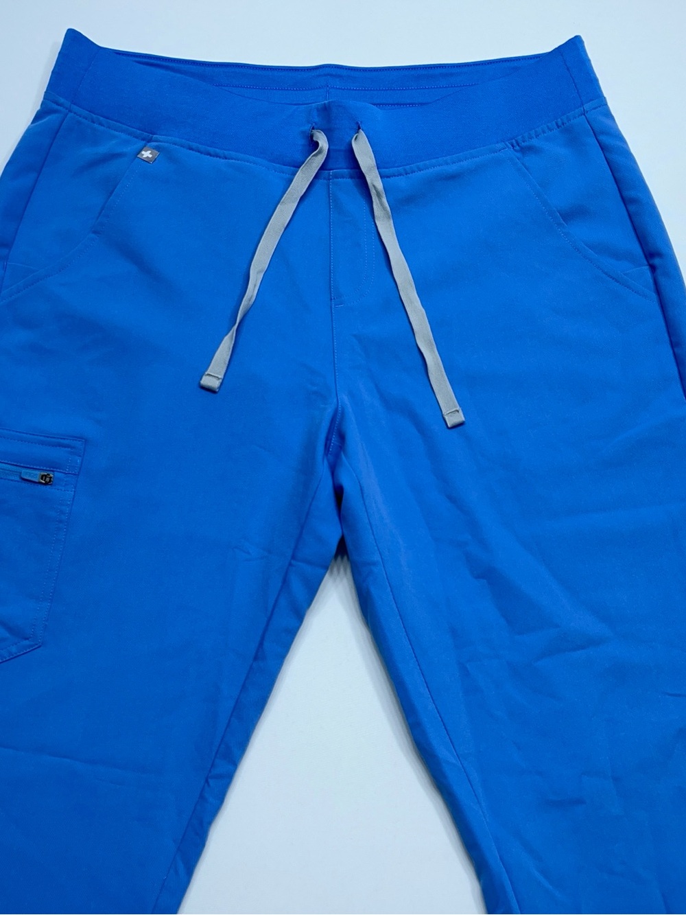 Figs Zamora Jogger Scrub Pants Womens Size Medium Blue High Waist 29” Inseam - Picture 2 of 10